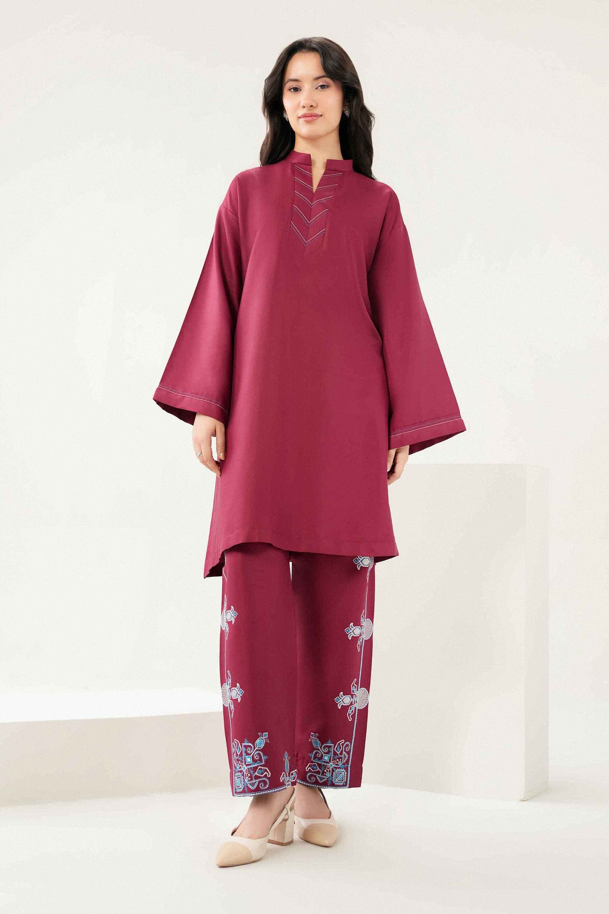 2 Piece - Embroidered Suit - ST2STE-PRET26WV1-10 for Women - Pret Collection | Nishat | Shop Online