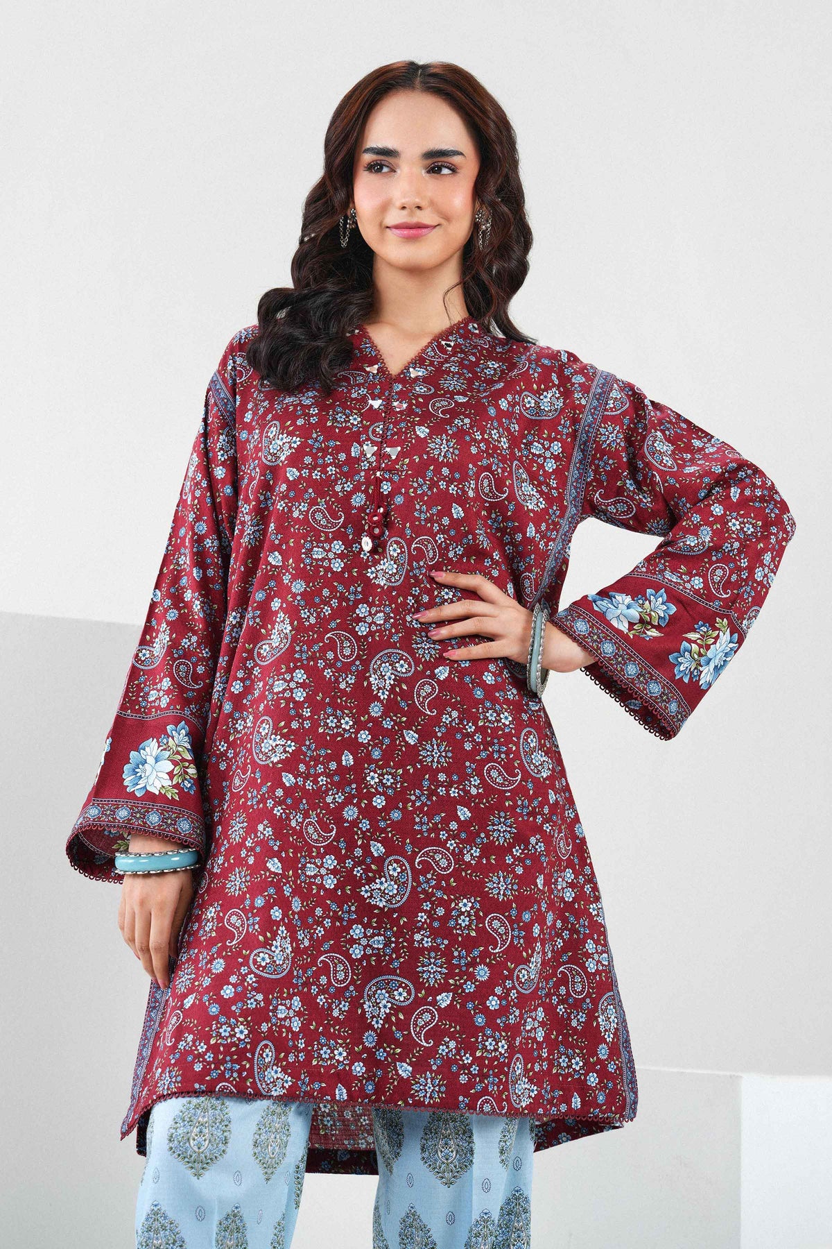 2 Piece - Printed Suit - ST2STE-PRET26WV1-8  for Women - Pret Collection | Nishat | Shop Online
