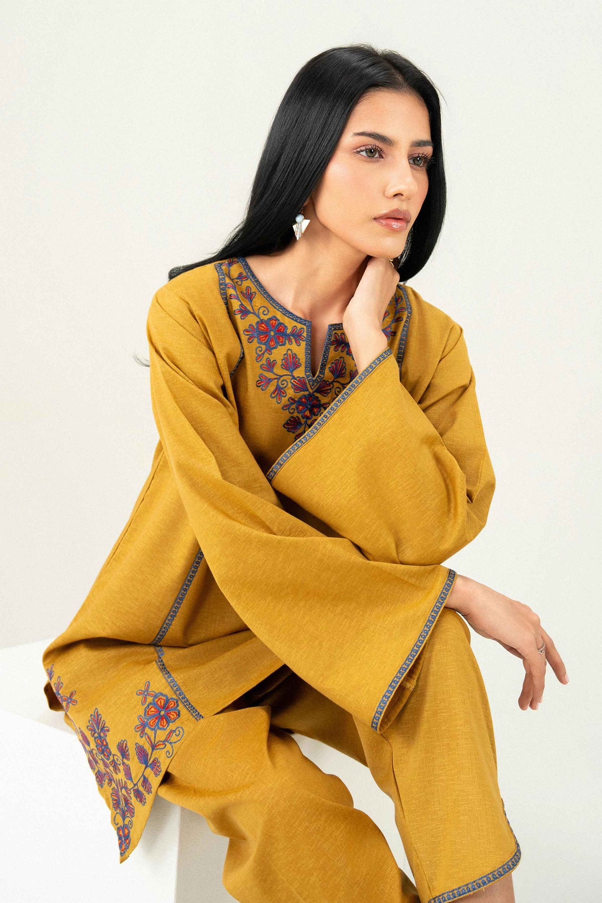 2 Piece - Embroidered Suit - ST2STE-PRET26WV2-17 for Women - Pret Collection | Nishat | Shop Online 