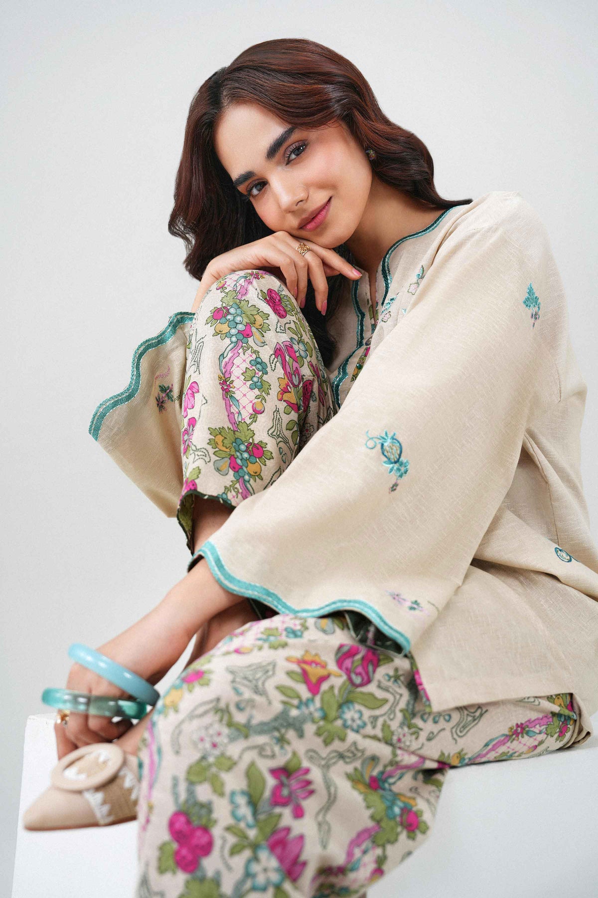 2 Piece - Printed Embroidered Suit - ST2STE-PRET26WV2-23 for Women - Pret Collection | Nishat | Shop Online 