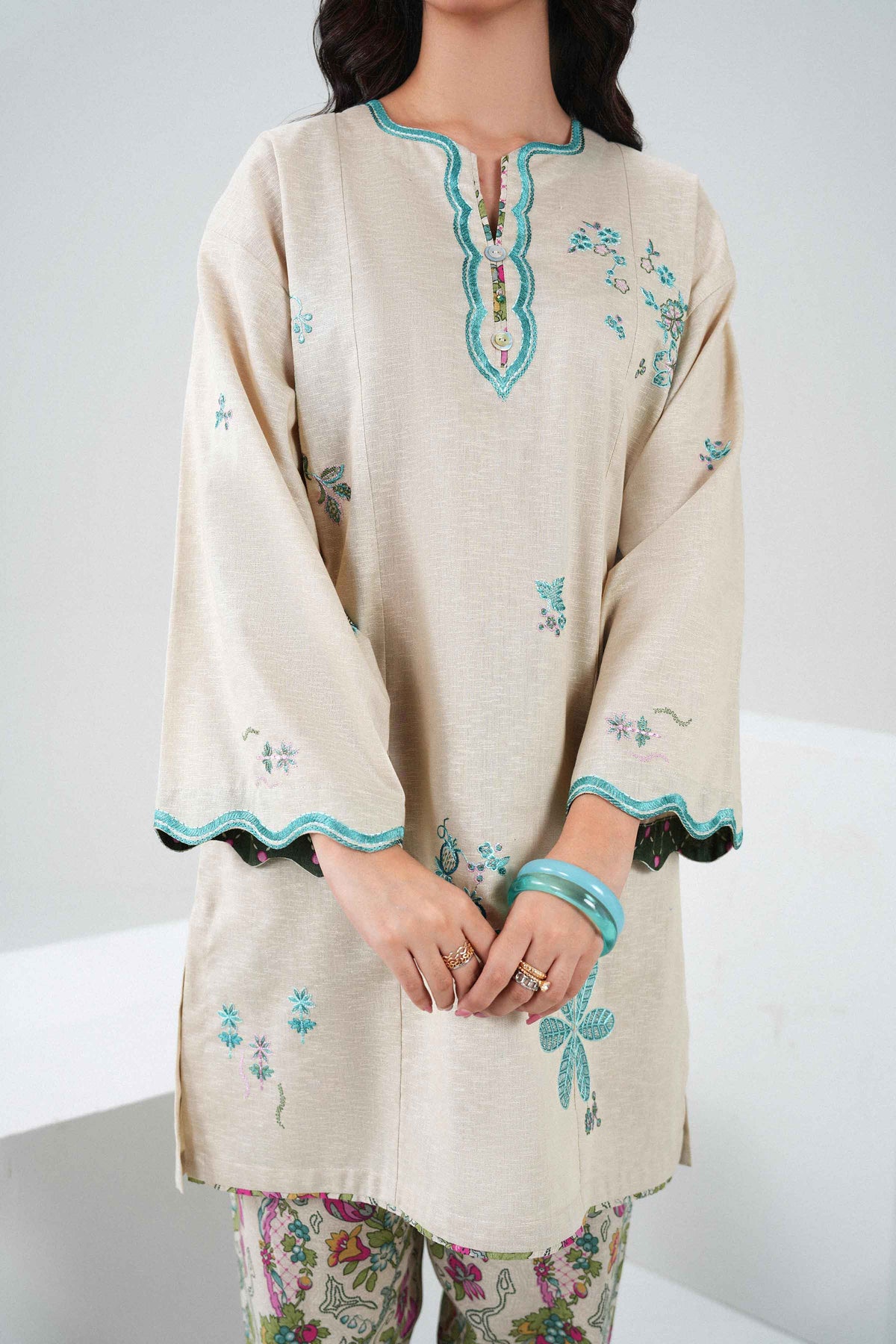 2 Piece - Printed Embroidered Suit - ST2STE-PRET26WV2-23 for Women - Pret Collection | Nishat | Shop Online 