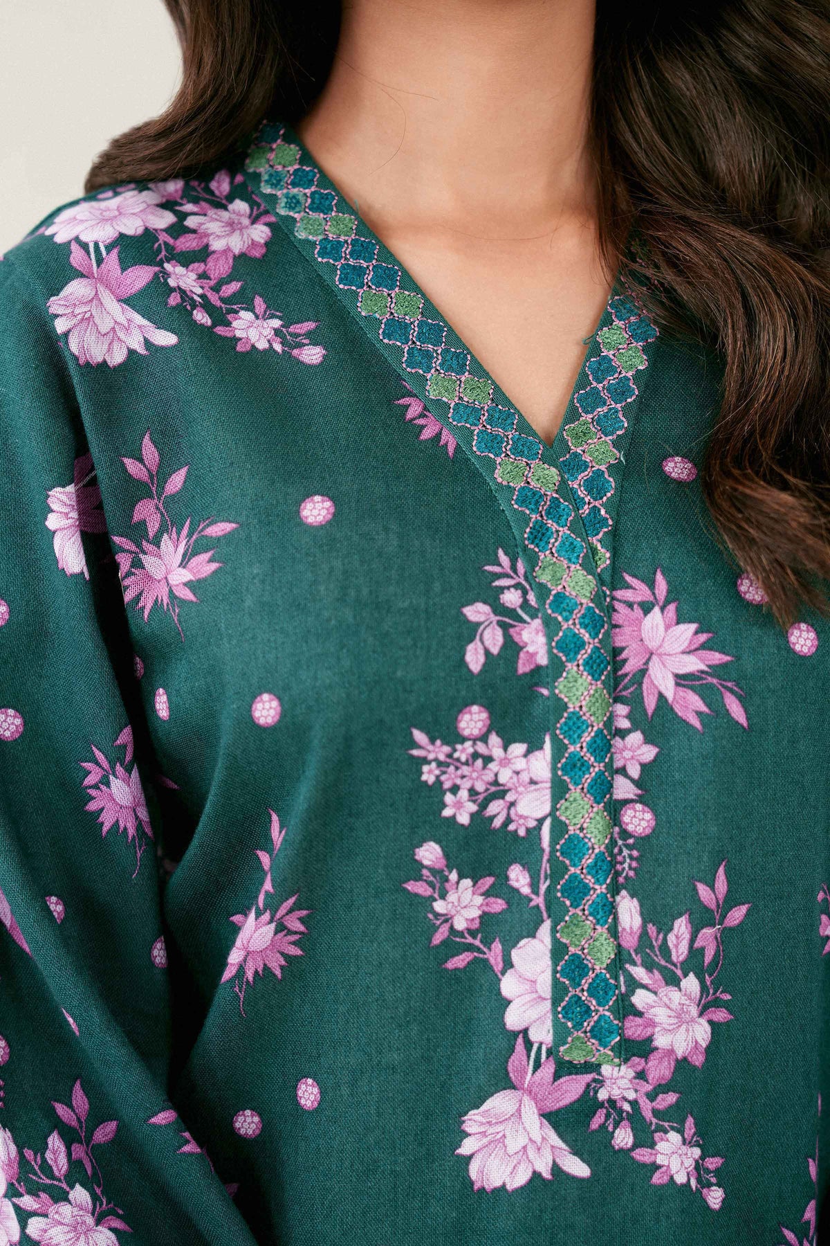 2 Piece - Printed Embroidered Suit - ST2STE-PRET26WV2-41 for Women - Pret Collection | Nishat | Shop Online