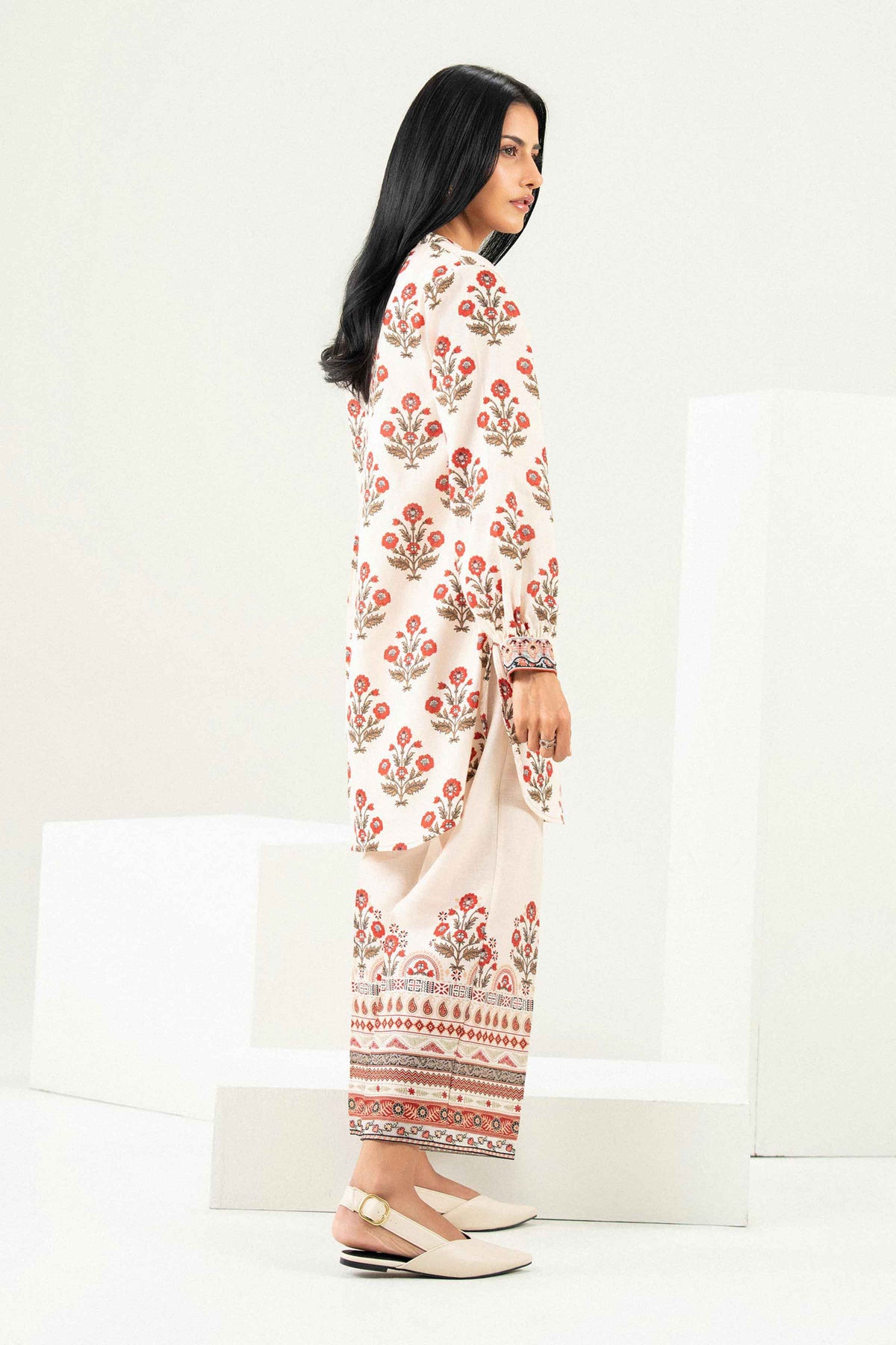 2 Piece - Printed Embroidered Suit - ST2STE-PRET26WV2-45 for Women - Pret Collection | Nishat | Shop Online 