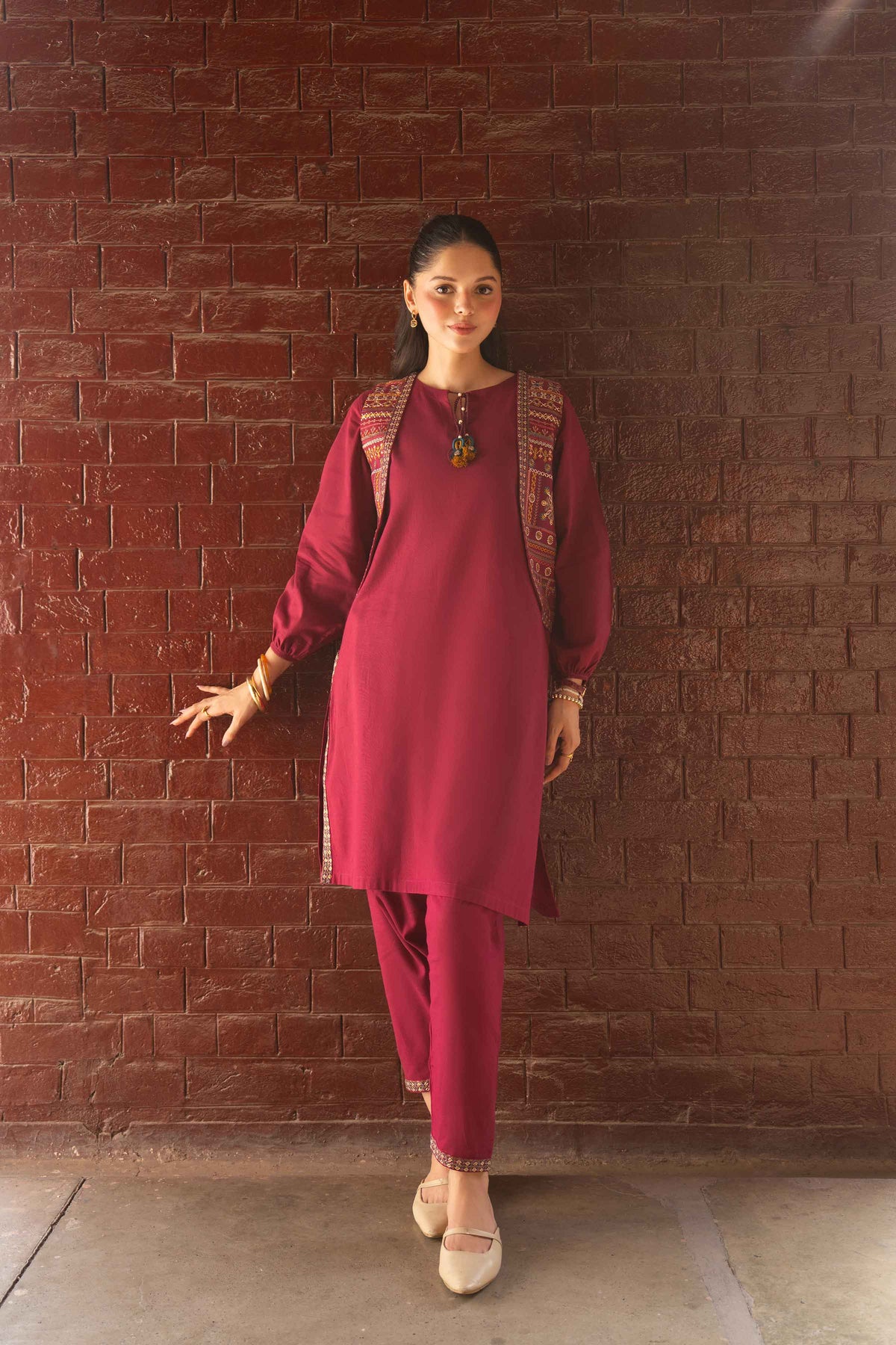 3 PIECE - EMBROIDERED SUIT - ST2STE-PRET26WV2-47 for Women - Pret Collection | Nishat | Shop Online