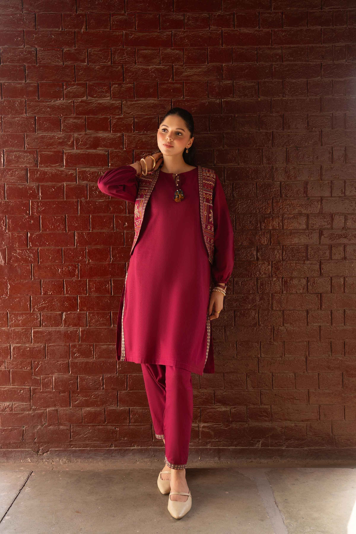 3 PIECE - EMBROIDERED SUIT - ST2STE-PRET26WV2-47 for Women - Pret Collection | Nishat | Shop Online