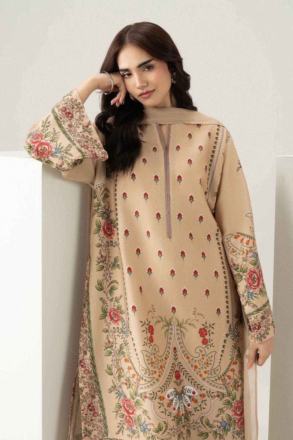 3 Piece - Printed Suit - ST3P-PRET26WV1-1 for Women - Pret Collection | Nishat | Shop Online