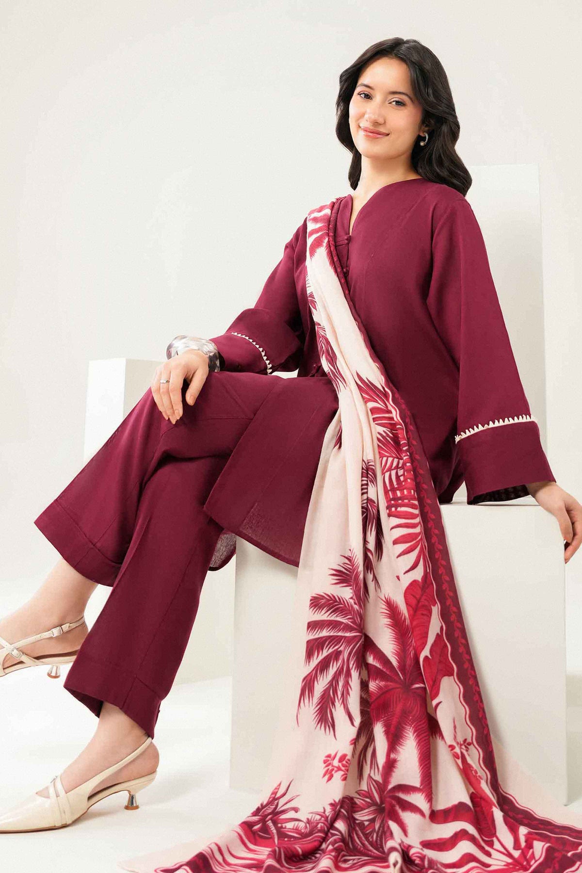 3 Piece - Printed Suit - ST3P-PRET26WV2-5
