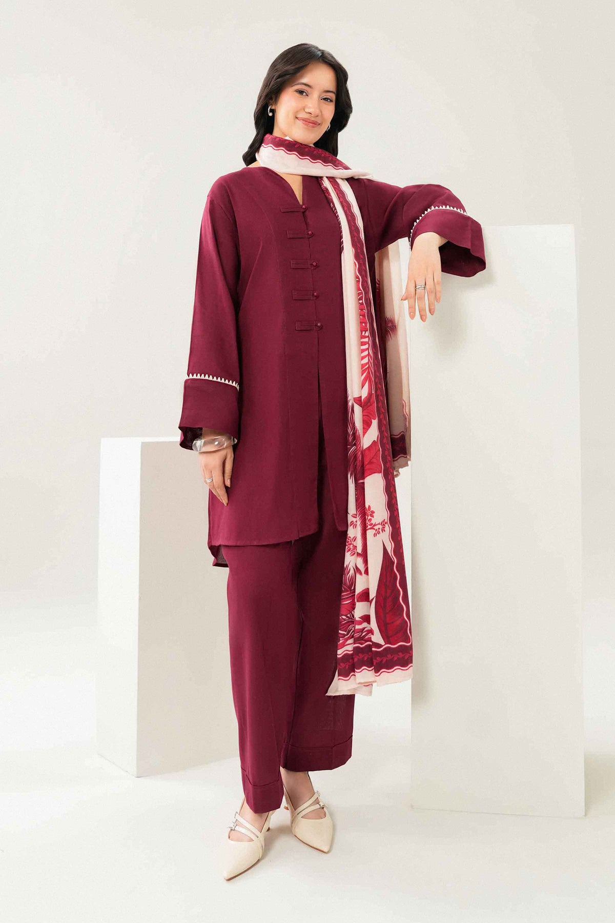 3 Piece - Printed Suit - ST3P-PRET26WV2-5