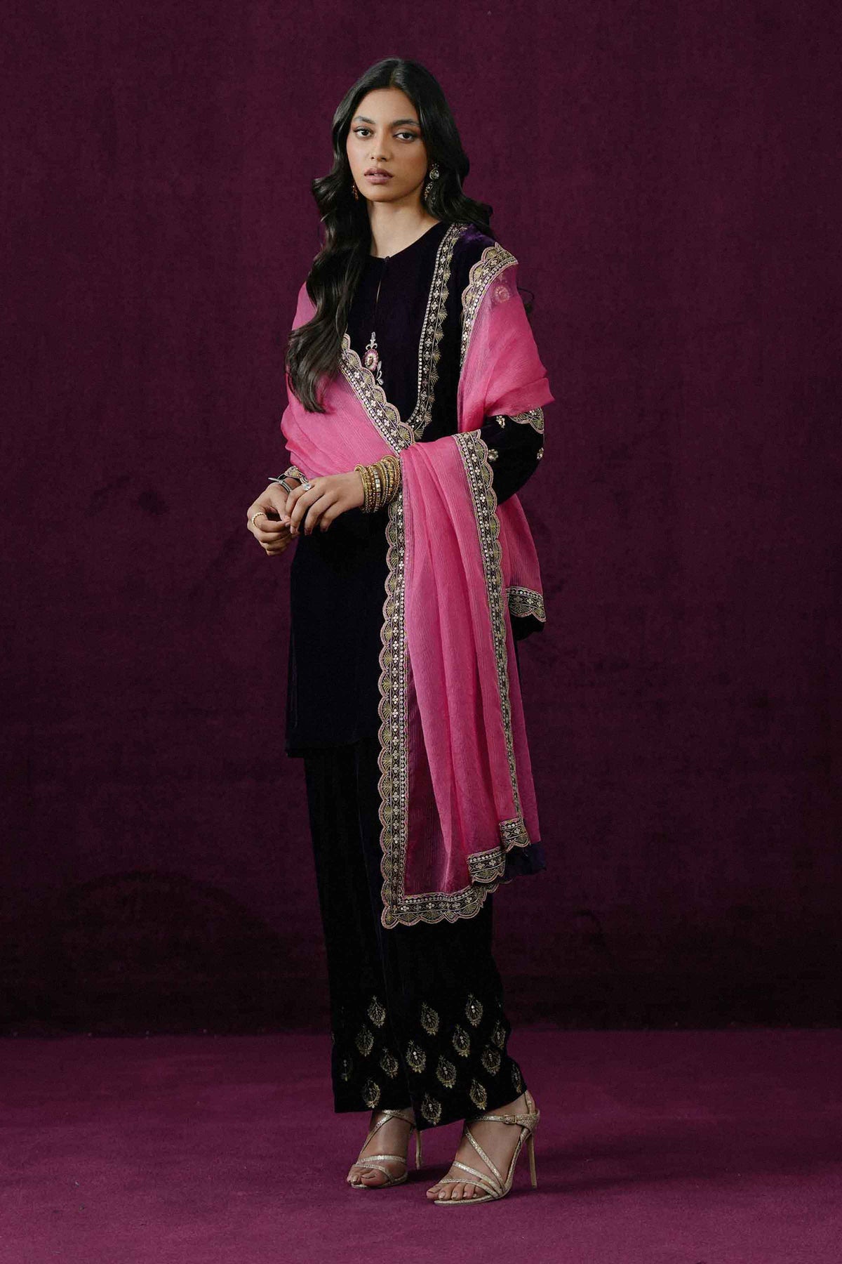 3 PIECE - EMBROIDERED SUIT - ST3PE-BOUT26WV2-16 for Women - Boutique Collection | Nishat | Shop Online 