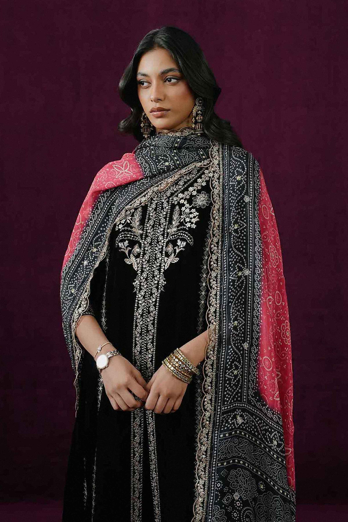 3 PIECE - EMBROIDERED SUIT - ST3PE-BOUT26WV2-28 for Women - Boutique Collection | Nishat | Shop Online 