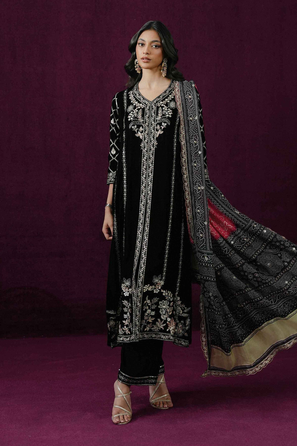 3 PIECE - EMBROIDERED SUIT - ST3PE-BOUT26WV2-28 for Women - Boutique Collection | Nishat | Shop Online 