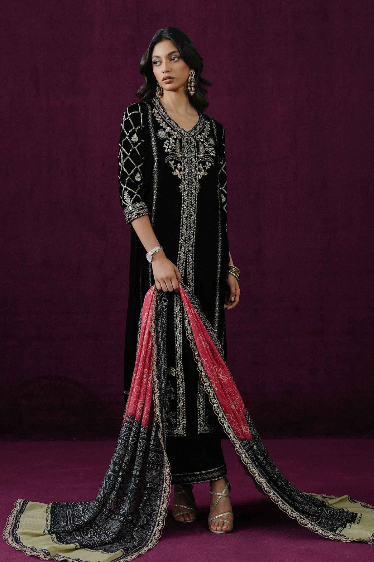 3 PIECE - EMBROIDERED SUIT - ST3PE-BOUT26WV2-28 for Women - Boutique Collection | Nishat | Shop Online 