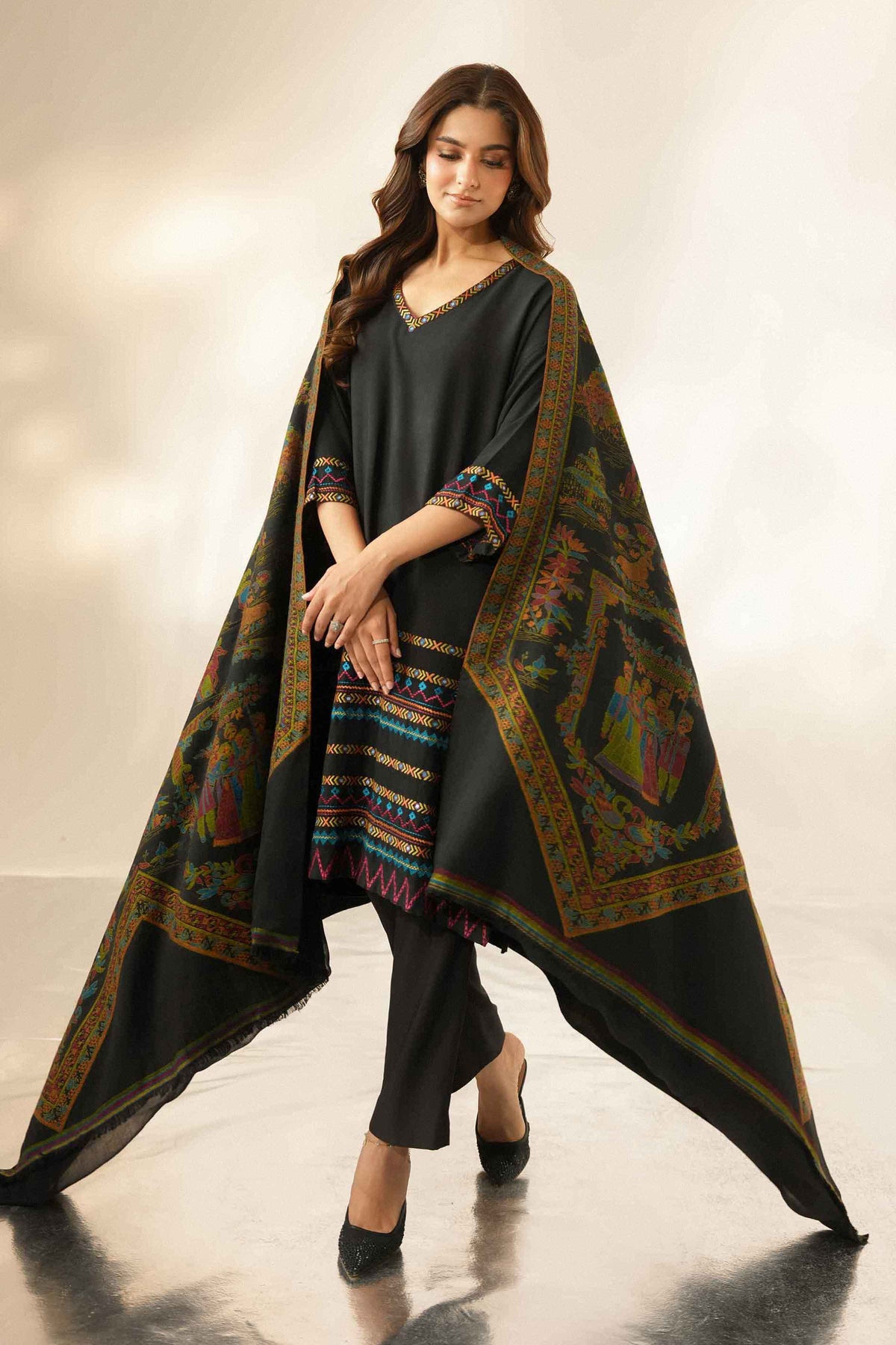3 Piece - Embroidered Suit - ST3PE-LUXE26WV1-10  for Women - Pret Collection | Nishat | Shop Online