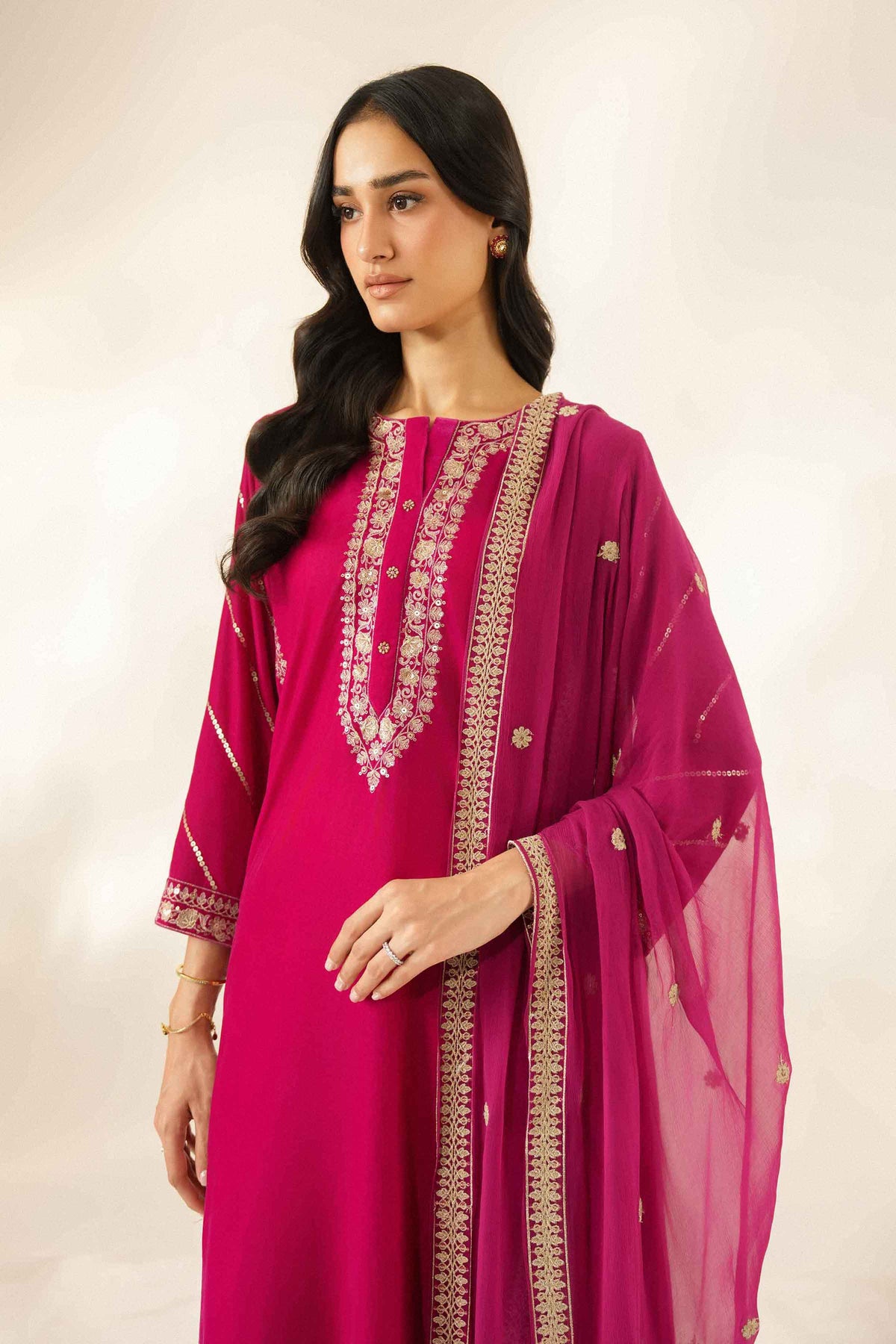 3 Piece - Embroidered Suit - ST3PE-LUXE26WV1-13  for Women - Pret Collection | Nishat | Shop Online