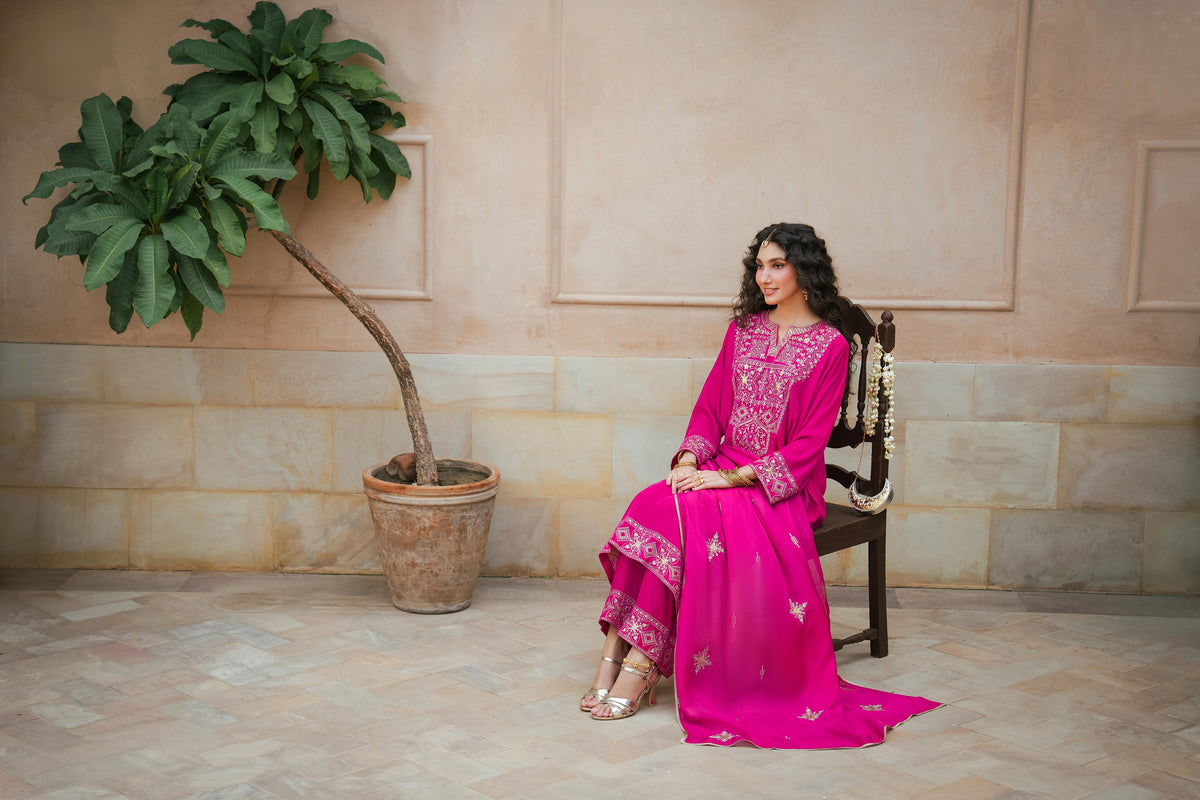 3 Piece - Embroidered Suit - ST3PE-LUXE26WV1-14