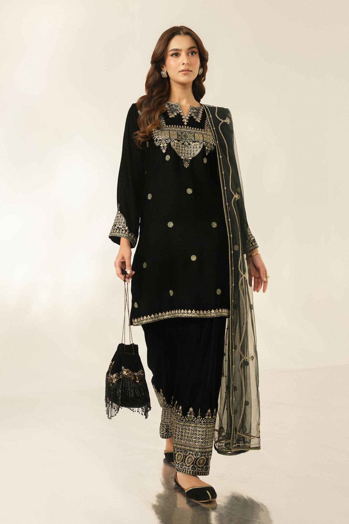 3 Piece - Embroidered Suit - ST3PE-LUXE26WV1-44  for Women - Pret Collection | Nishat | Shop Online