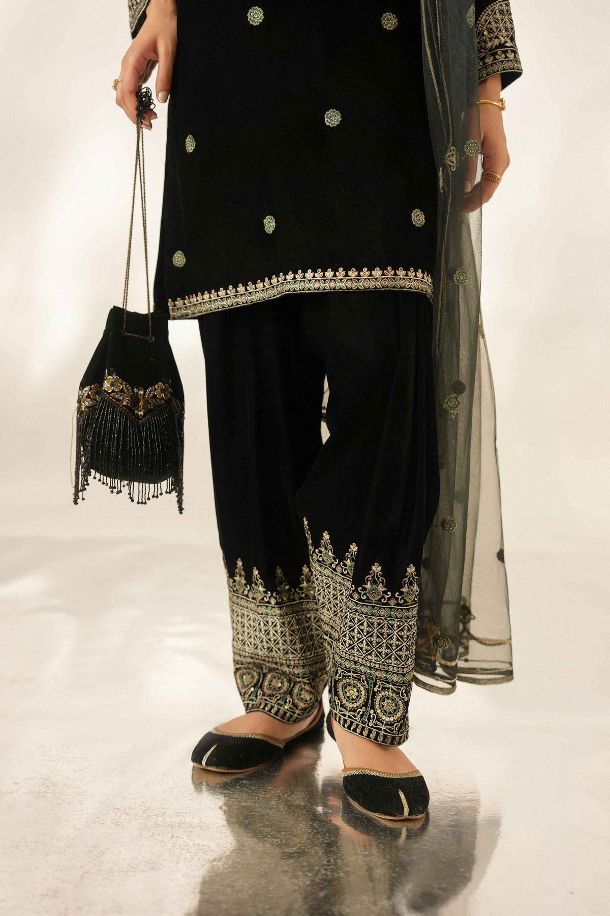 3 Piece - Embroidered Suit - ST3PE-LUXE26WV1-44  for Women - Pret Collection | Nishat | Shop Online