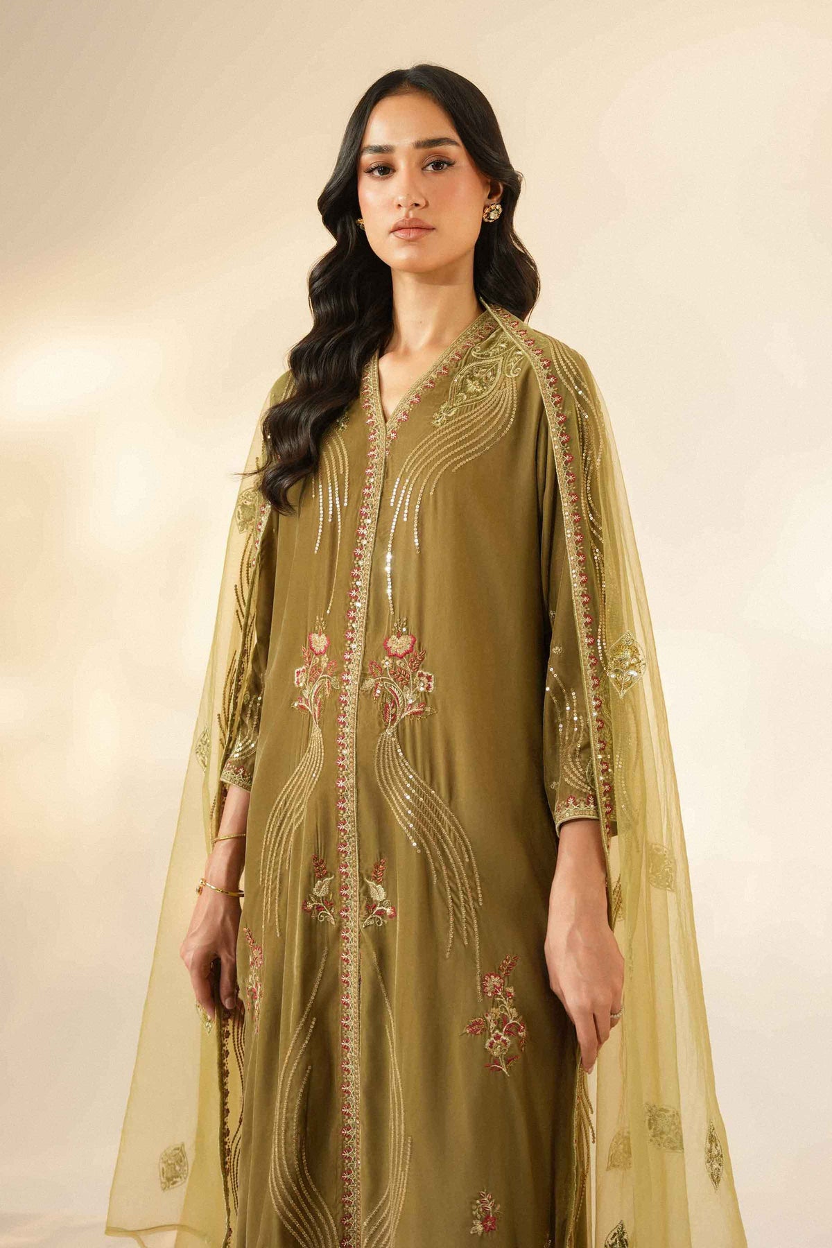 3 Piece - Embroidered Suit - ST3PE-LUXE26WV1-56  for Women - Pret Collection | Nishat | Shop Online
