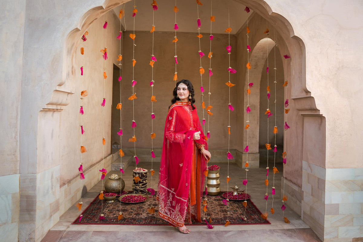 3 Piece - Embroidered Suit - ST3PE-LUXE26WV1-9