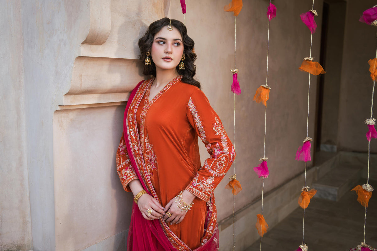 3 Piece - Embroidered Suit - ST3PE-LUXE26WV1-9