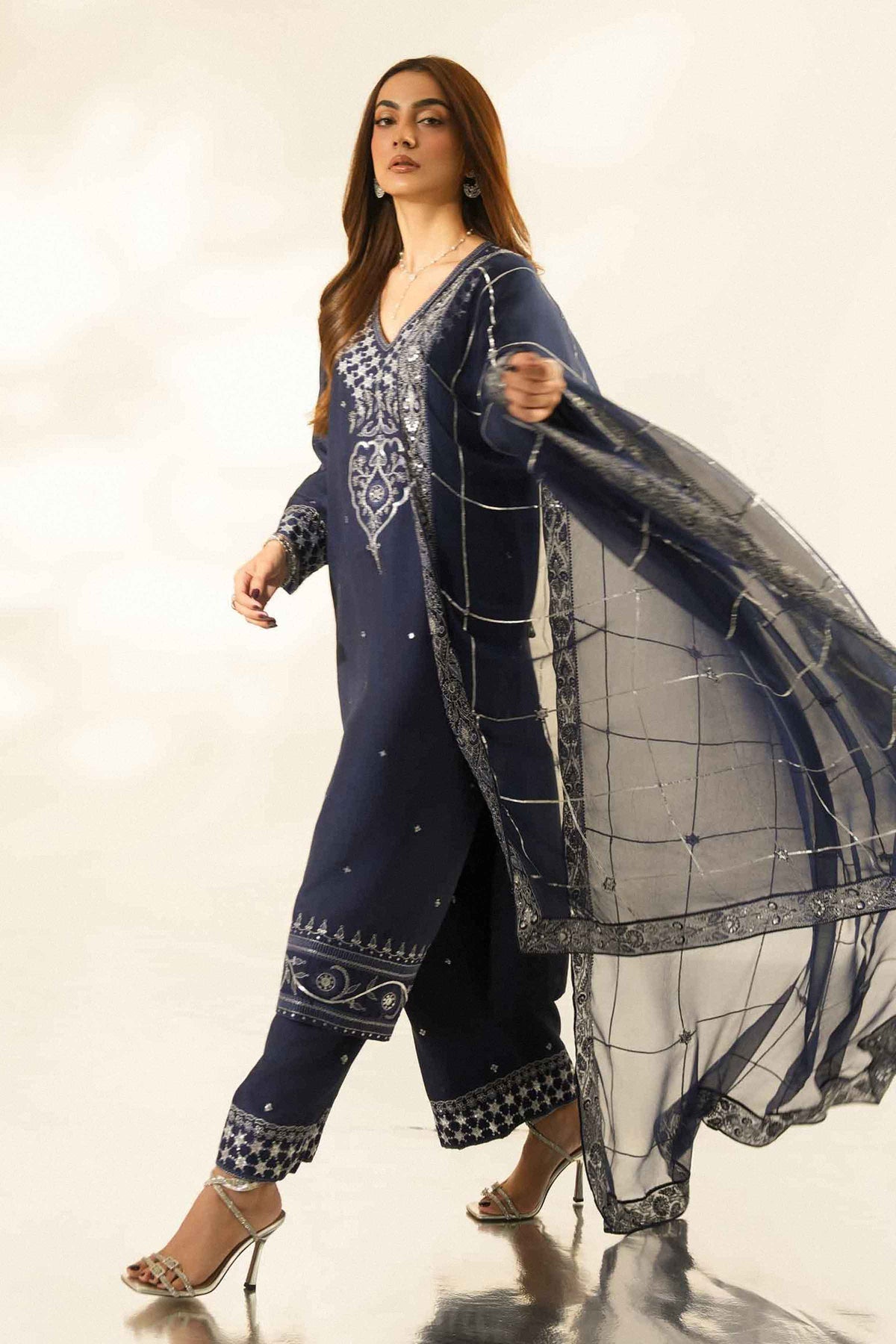 3 PIECE - EMBROIDERED SUIT - ST3PE-LUXE26WV2-35
