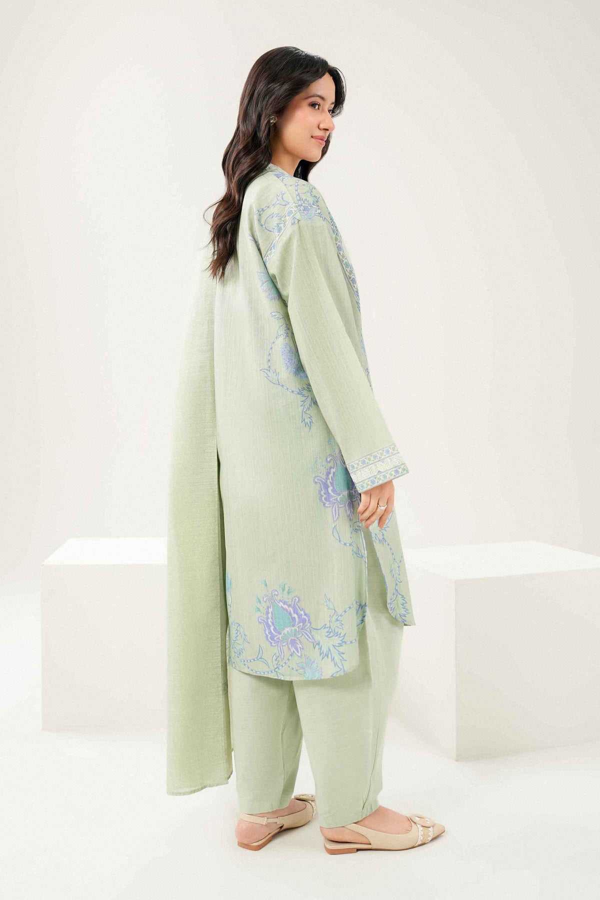 3 Piece - Printed Embroidered Suit - ST3PE-PRET26WV1-1