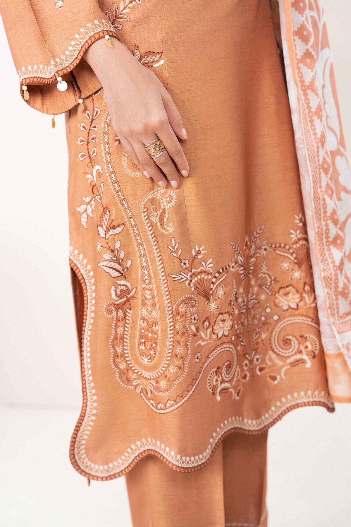 3 PIECE - PRINTED EMBROIDERED SUIT - ST3PE-PRET26WV1-13 for Women - Pret Collection | Nishat | Shop Online