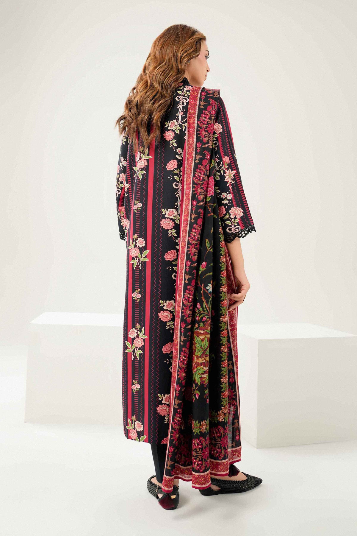 3 PIECE - PRINTED EMBROIDERED SUIT - ST3PE-PRET26WV1-28 for Women - Pret Collection | Nishat | Shop Online