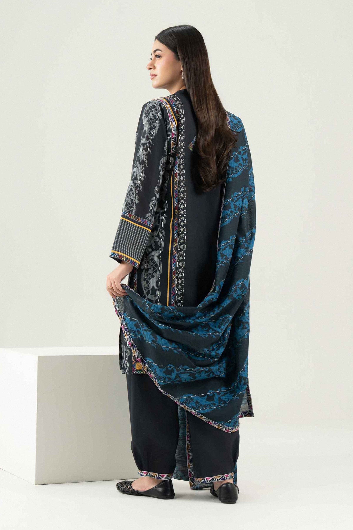 3 Piece - Printed Embroidered Suit - ST3PE-PRET26WV1-3 for Women - Pret Collection | Nishat | Shop Online