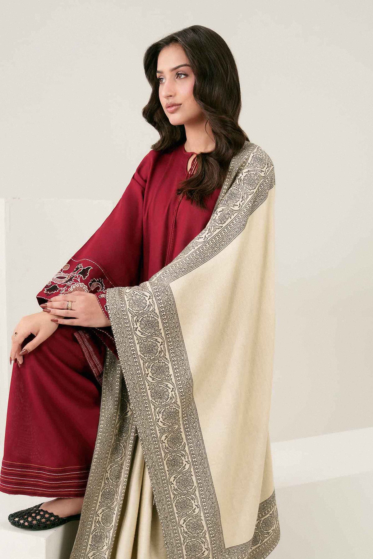 3 PIECE - EMBROIDERED SUIT - ST3PE-PRET26WV2-12 for Women - Pret Collection | Nishat | Shop Online