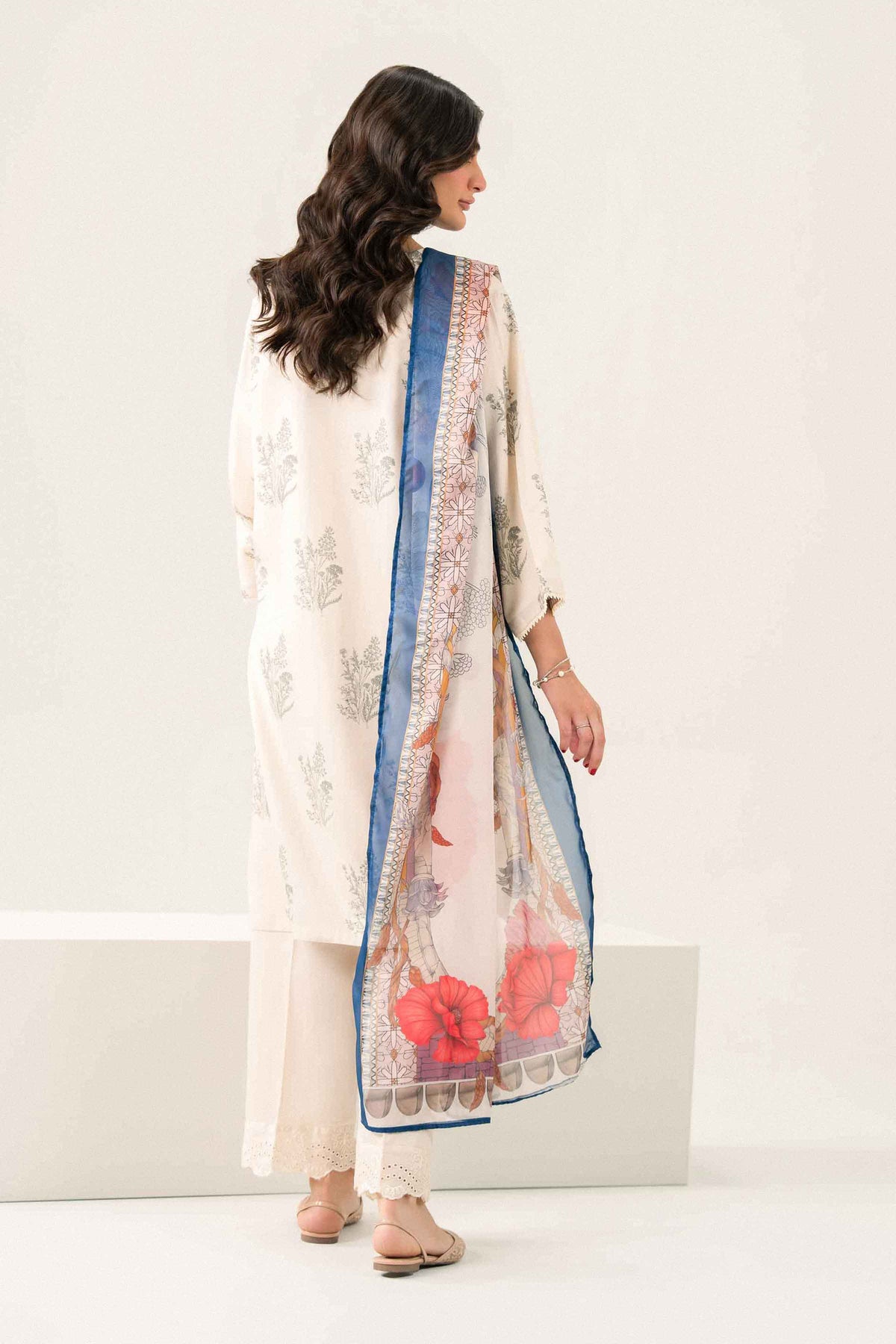 3 PIECE - PRINTED EMBROIDERED SUIT - ST3PE-PRET26WV2-27
