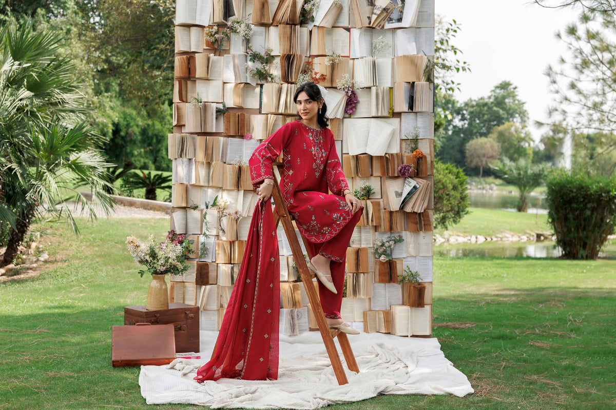 3 Piece - Embroidered Suit - ST3PE-PRET26WV2-30 for Women - Pret Collection | Nishat | Shop Online 