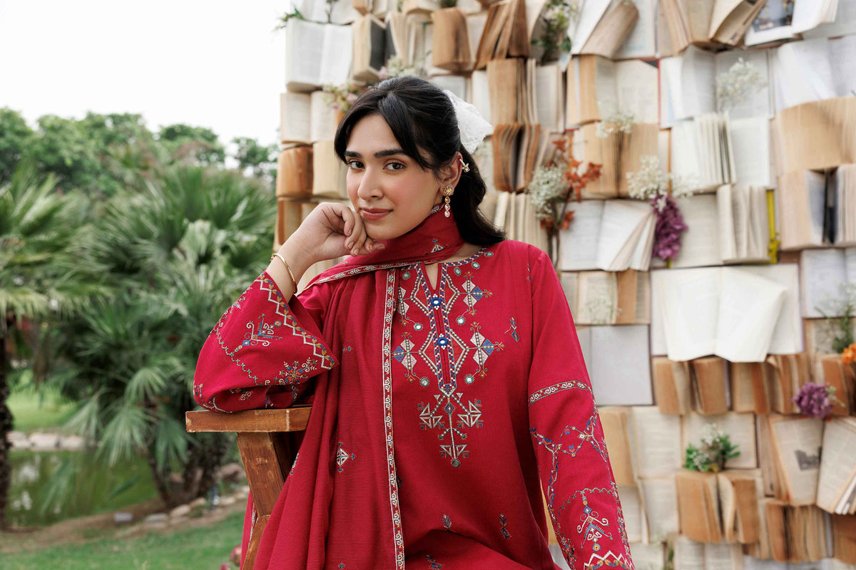 3 Piece - Embroidered Suit - ST3PE-PRET26WV2-30 for Women - Pret Collection | Nishat | Shop Online 