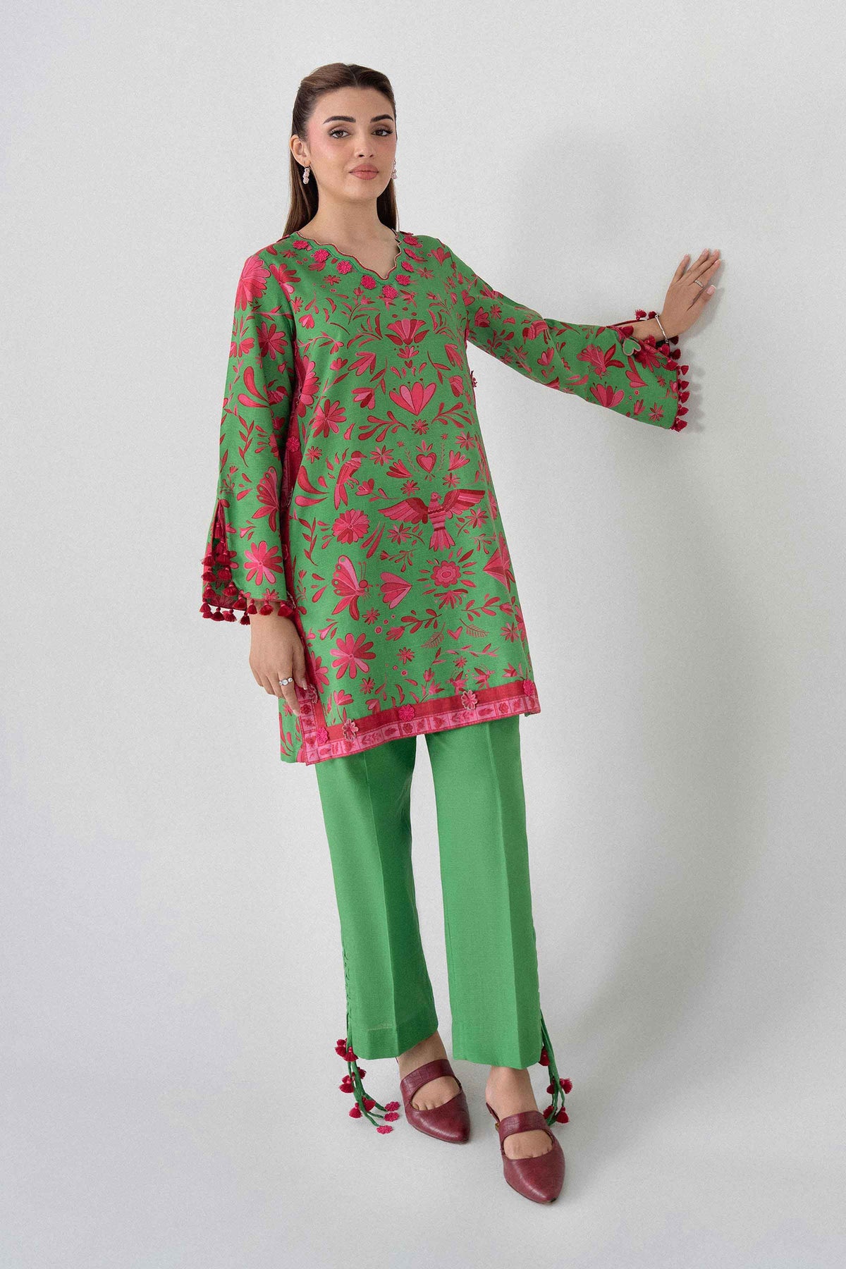 2 Piece - Printed Suit - U2ST-NISHA26WV1-13 for Women - Unstitched Collection | Nishat | Shop Online