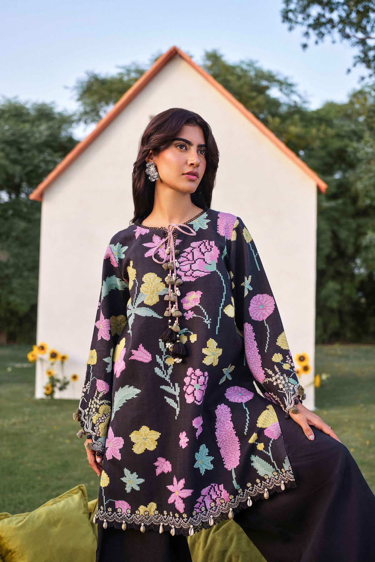 2 Piece - Printed Embroidered Suit - U2STE-NISHA26WV1-28 for Women - Unstitched Collection | Nishat | Shop Online