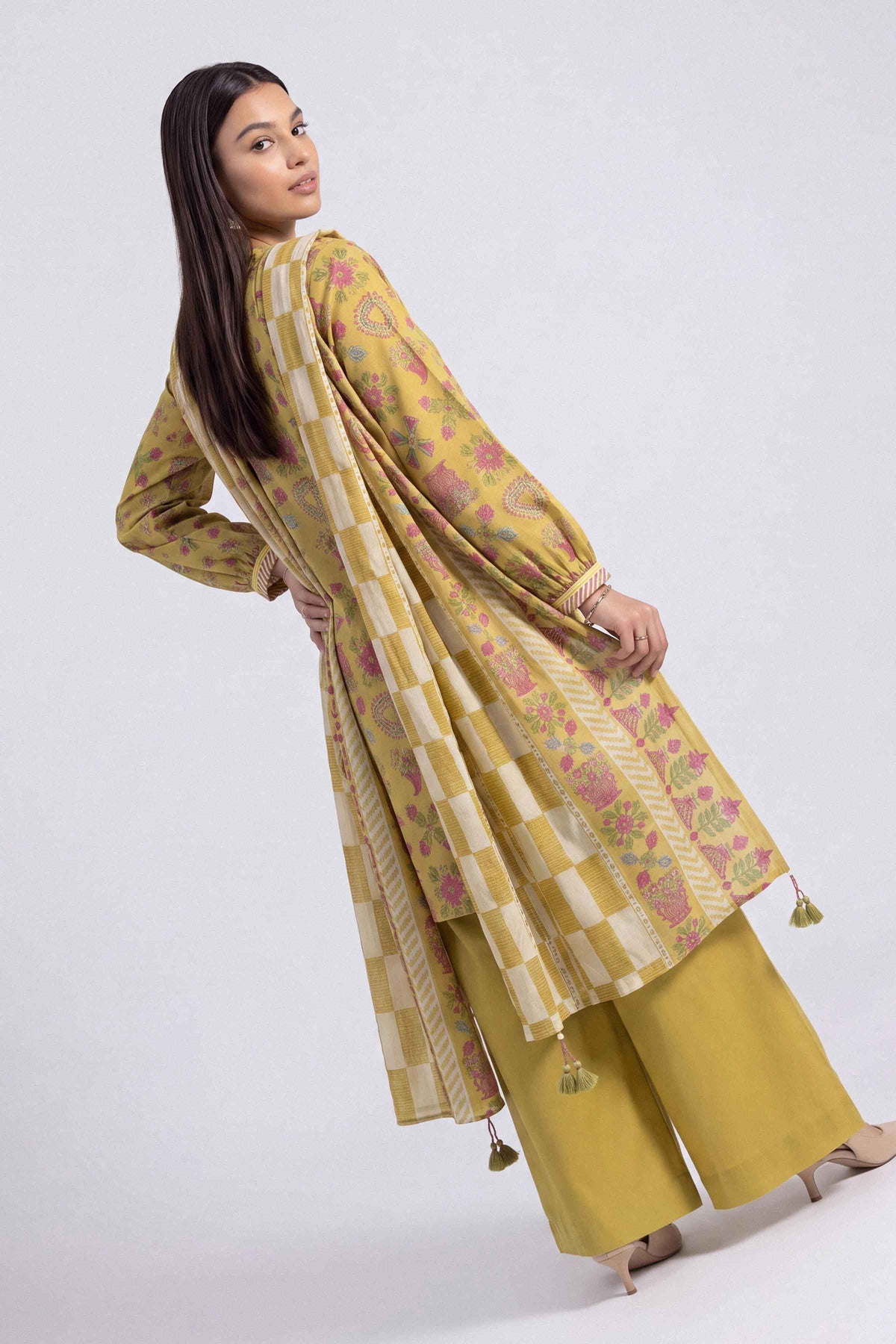 3 Piece - Printed Suit - U3P-NISHA26WV1-78