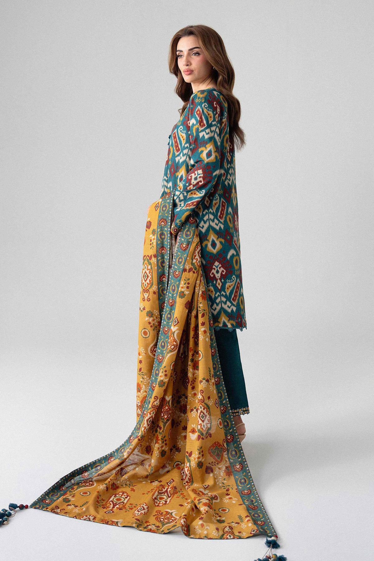 3 Piece - Printed Embroidered Suit - U3PE-NISHA26WV1-40 for Women - Unstitched Collection | Nishat | Shop Online