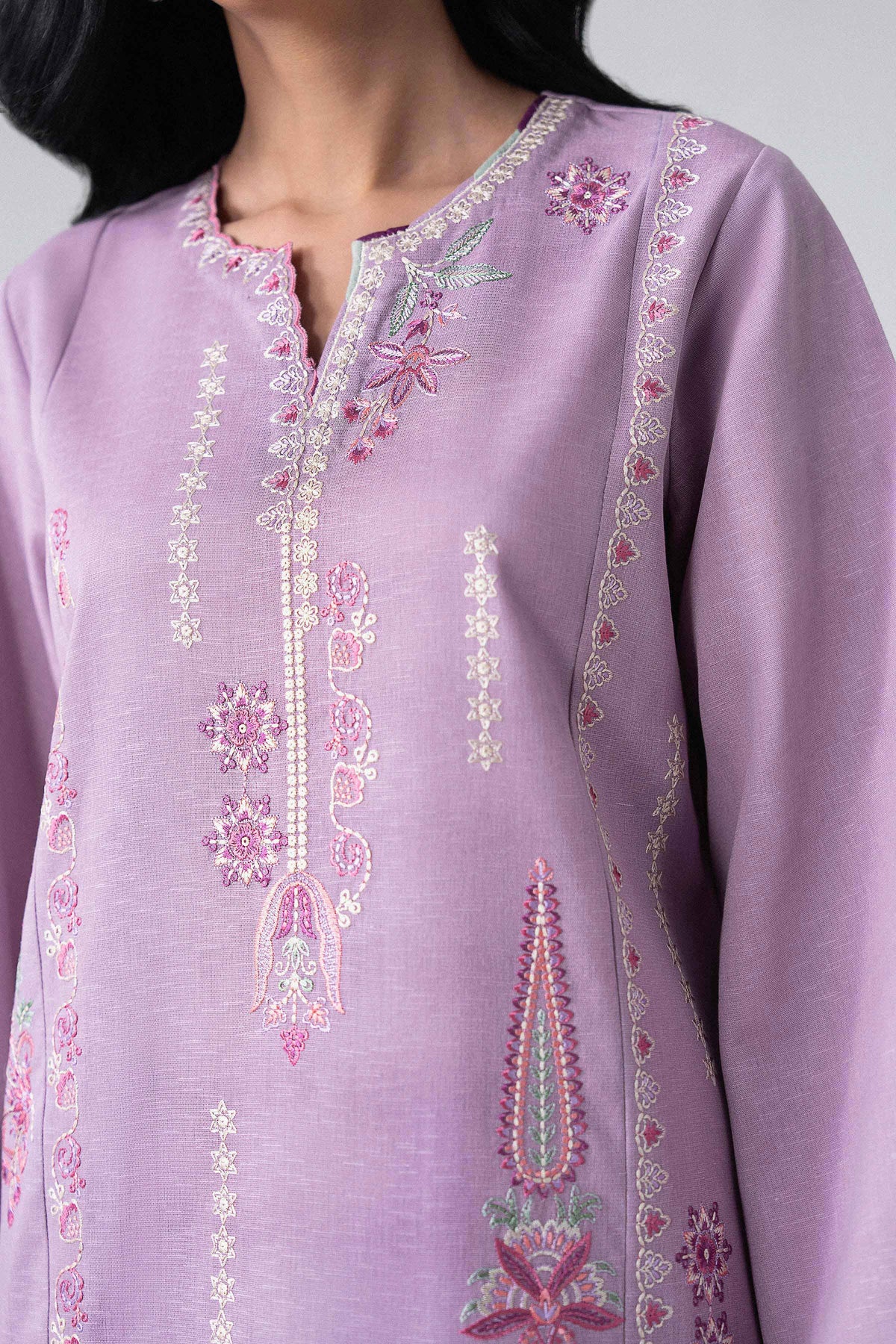 3 Piece - Embroidered Suit - U3PE-NISHA26WV1-64 for Women - Unstitched Collection | Nishat | Shop Online