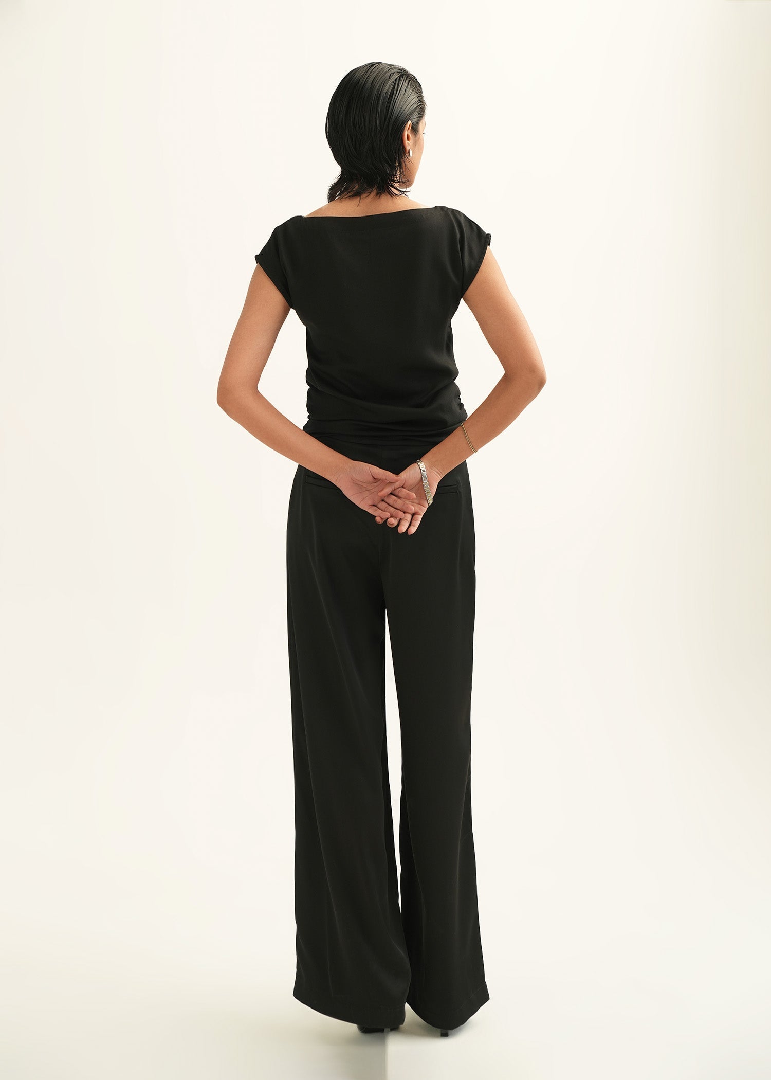 Embellished Satin Pants - KOA