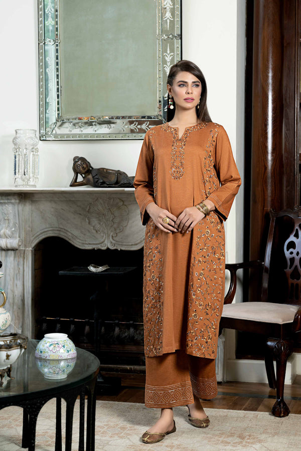 2 Piece - Embroidered Suit - KFW23-56